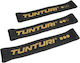 Tunturi Benzi Elastice pentru Fitness Set de 3 Bucăți Negre 0,64 m