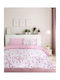 Kocoon Camille Комплект Чаршафи За Спалня 240x270см Розови (4Бр.)