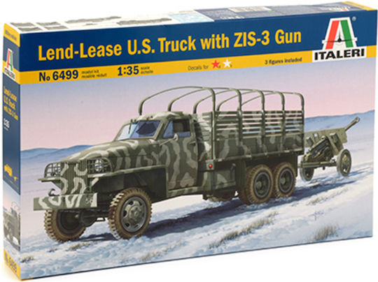 Italeri Military Vehicles – Lend-lease U.s Truck Zis-3 Gun 1:35 6499