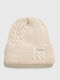 Men's Knitted Beanie in Beige