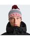 Cabin Pom Pom Beanie Unisex Knitted Beanie in White