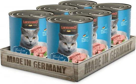 Wet Food for Adult Cats in Cans with Fish 12x810g