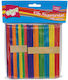 Groovy Large Colored Craft Sticks 150x18mm 80 Pieces