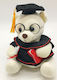 Natural Home Graduation Teddy Bear Plush Toy 15 cm N-44A