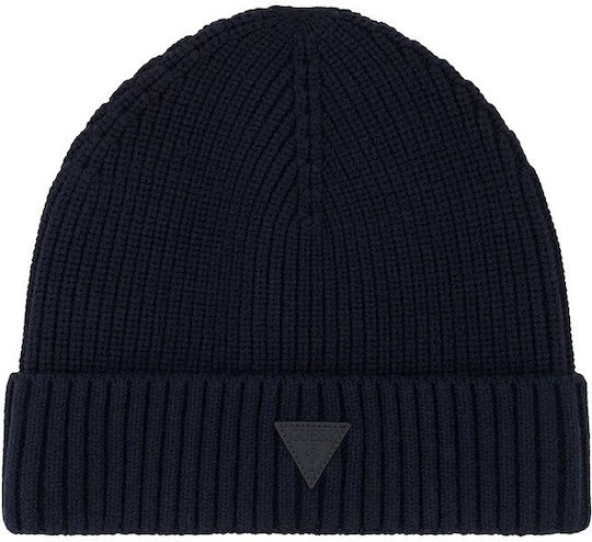Manny Beanie Men's Knitted Beanie in Navy Blue
