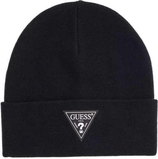Beanie Men's Knitted Hat in Black