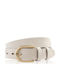 Damen-Ledergürtel Beige