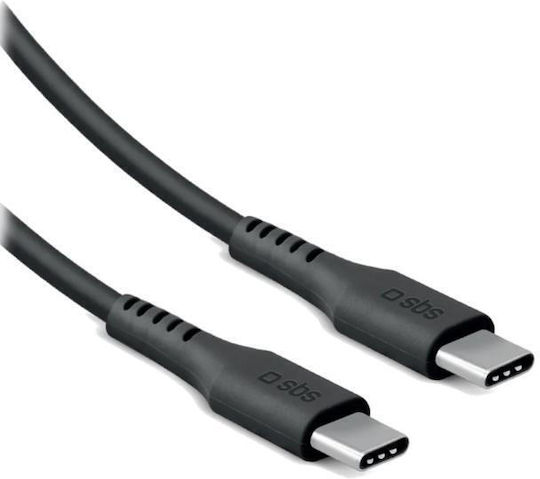 Sbs Usb-c Cable 2.0 60 W 480 Mbps 2 M Black – Greatstore