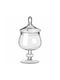 JK Home Decoration Decorative Glass Vase Transparent 18xH38cm