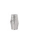 Marhome Decorative Ceramic Vase Mosaic Effect Silver 15x15xH25.5cm