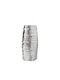 Marhome Decorative Ceramic Mosaic Effect Silver Vase 15x15xH30cm