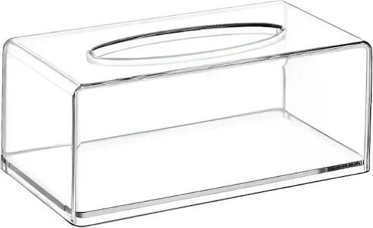 Hermia Suport Transparent pentru Șervețele din Plastic 21x12x9cm 639OKK1136