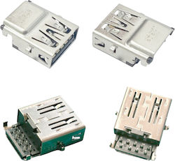Bύσμα Usb Usb Type-a Laptop Msi Cyborg 15 Ms-15k1 A12vf A12ve Ms-15k2 Ai A1vf A1vfk A1vfk-033 A1vfk-021 14 Ms-14k1 A13vf A13vf-014nl A13vfk A13ve A13vek Usb 2.0 Female Jack Socket Port Connector Κωδ.1-usb088