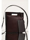 Leather Women's Shoulder / Crossbody Bag Suede Marrone