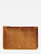 Γυναικείο Clutch Croco Μπεζ