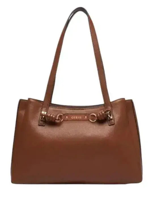 Guess Camelia Camelia Damen-Schultertasche Cognac