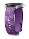 Силиконова каишка Concave в розов цвят за Garmin Venu 2 Plus Purple