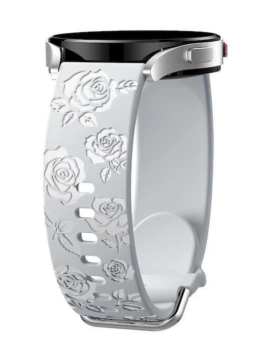 Силиконова каишка Concave Rose за Garmin Venu 2 Plus Grey