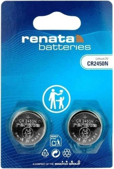 Renata Μπαταρίες Silver Oxide Ρολογιών 2τμχ