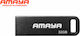 Amaya 32GB USB 2.0 Stick Μαύρο