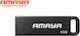 Amaya 4GB USB 2.0 Stick Μαύρο