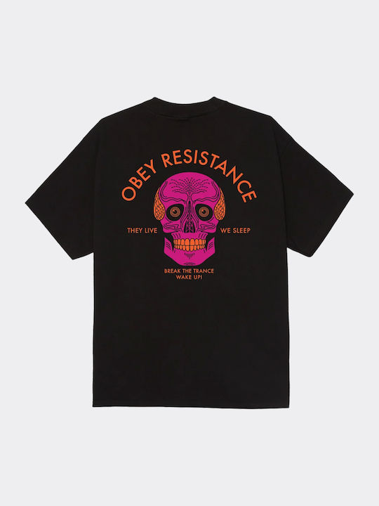 Resistance Skull Classic T-shirt Μαύρο