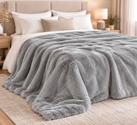 Morena Spain Super Double 220x240cm Light Grey