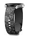 Concave Rose Silicone Strap Garmin Venu 2 Plus Black