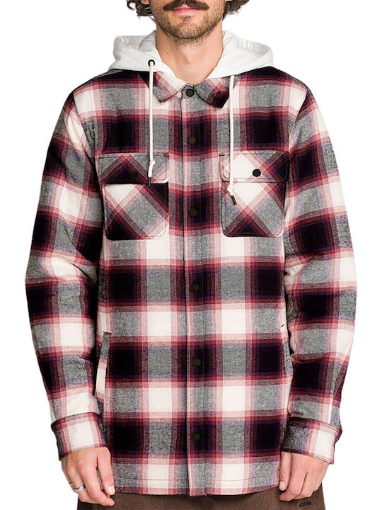 Volcom Enson Μακρυμάνικο Φανελένιο Πουκάμισο Blue