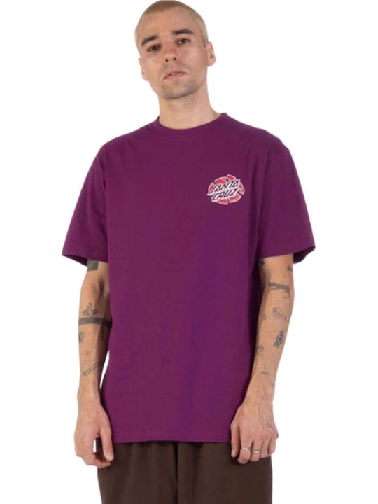 Santa Cruz Grabke Exploding T-shirt Purple