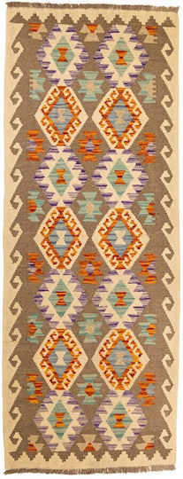 Kilim 81x212cm Χειροποίητο Μπεζ