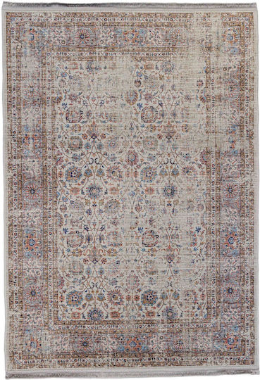 Boho 120 x 180 cm Handgefertigter Rutschfester Beiger Teppich