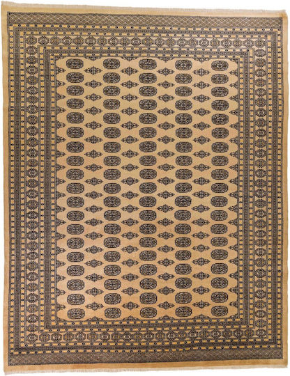 Бухара Ръчно изработен Правоъгълен Бежов Килим 241x304cm