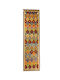 Kilim Handgefertigter Teppich Läufer Mehrfarbig 82x305 cm