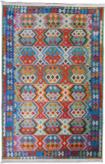Boho Covor Handmade Antiderapant Dreptunghiular Multicolor 200x290cm