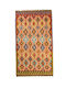 Handgefertigter Kilim-Teppich Rechteckig Mehrfarbig 100x172 cm