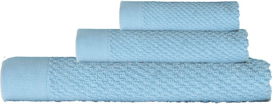Viopros Bath Towel 70x140cm Light Blue 500gsm