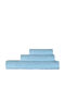 Viopros 3-Piece Bath Towel Set, Sky Blue, 500 gsm