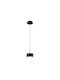 Fan Europe Patty Black LED Pendant Light with Adjustable White Light