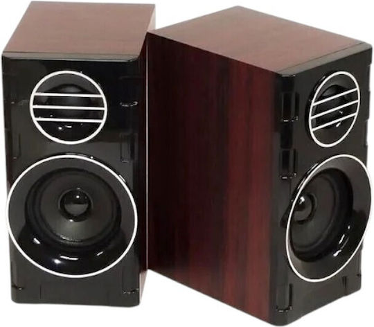 FT-2031 Компютърни Говорители 2.0 с Мощност 6W Кафяви