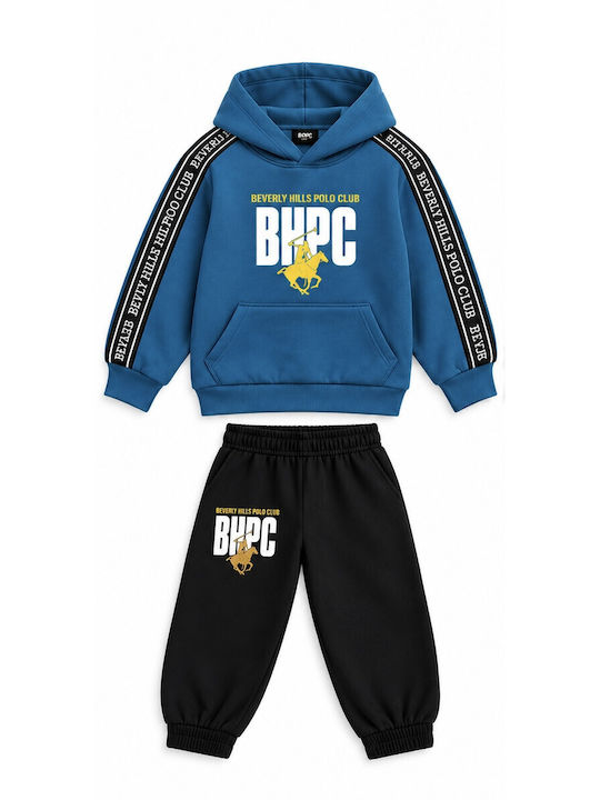Beverly Hills Polo Club Kids Sweatpants Set Petrol