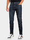 Мъжки еластични дънки със Slim Fit кройка Blue