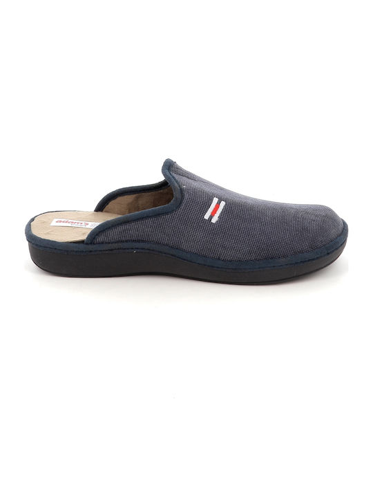 Adam's Shoes Blaue Anatomische Herren Hausschuhe