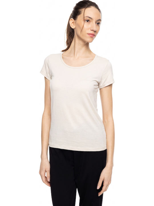 Pink Label Short Sleeve Wool White Women's Tank...