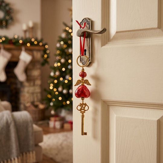 Grekas Hanging Lucky Charm Angel Red 18cm