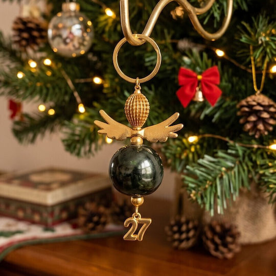 Grekas Hanging Lucky Charm Angel Green Ceramic 12cm