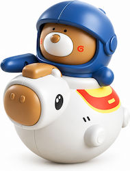 Giggles & Co Knight Roly-poly Anti-stress Rattle Blue – Party Favor Keepsake Gift