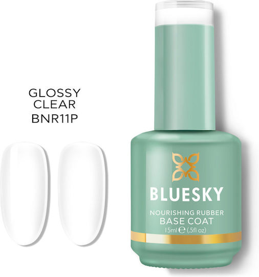 Base Coat für UV/LED-Lacke Rubber Glossy Clear Bnr11