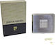 Metallisches Zigarettenetui Pierre Cardin Silber 10x8x2 cm 99202