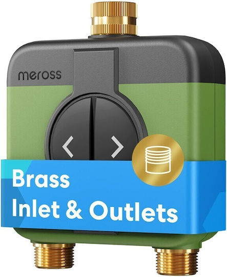 Meross Batteriebetriebener Bewässerungscomputer mit Wi-Fi